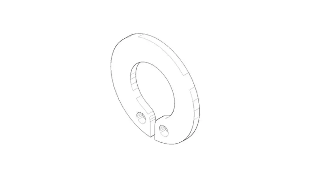 DORNBRACHT Ring Sicherungsring ERSATZTEILE 091601014 D. 15 x 1 mm, 09160101490 Galeriebild 1